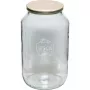 WECK Round Jar 3L with Wooden Lid