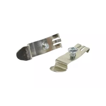 SYNERGY 21 Keystone DIN Rail Mounting Clip, Universal, Screw Type, Metal, 1 Pair (S216385)