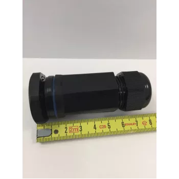 ALLNET Installation Cable Gland M25x1.5 Black IP68 Long