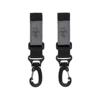 Lassig Casual Label Universal pushchair hooks 2-piece set black LHO01