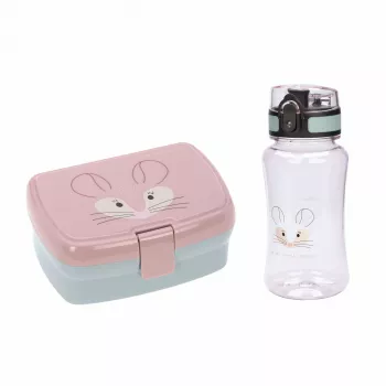 Lassig About Friends Chinchilla 2-Piece Set: Lunch Box + Tritan Bottle 460 ml
