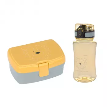 Lassig About Friends Lew 2-Piece Set: Lunch Box + Tritan Bottle 460 ml
