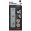 Tesa Powerbutton Classic hook strip stainless steel (59334-00000-01)