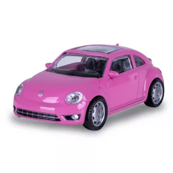 Jamara VW Beetle die-cast model car 1:43 pink - fully assembled unisex 3+