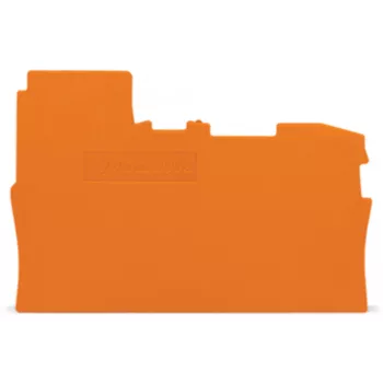 WAGO 2002-7192 end and intermediate plate, 0.8 mm, orange