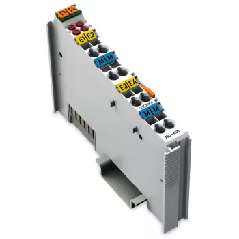 WAGO 750-455 4-Channel analogue input module, 0.5 kV, 32 V, 12 bit, 100 Ohm