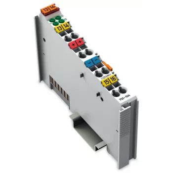 WAGO 750-504 digital output module, 4 channels, 24 VDC, 0.5 A, CAGE CLAMP, DIN rail