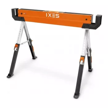 Scheppach IXES folding trestle IX-UTS600 work sawing aid sawhorse wooden sawhorse 2