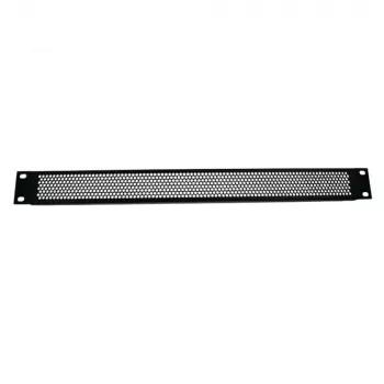 Adam Hall 87221 VR 19 inch 1U Ventilation Panel with Round Holes - Black