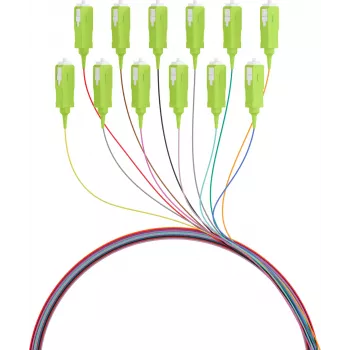 EFB Electronics Fibre Pigtail SC 50/125 OM5 12-Colour Set 2m - Cable/Adapter Set - Singlemode or Multimode