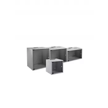 EFB Elektronik Glass Door for BASIC Wall-Mounted Cabinet 12U
