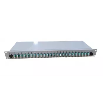 EFB Elektronik Partially Populated Breakout Box with 24 LC-Duplex Couplers OM3