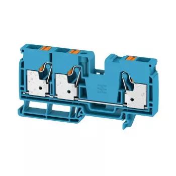 Weidmüller A3C 10 BL Feed-Through Terminal, Screw Connection, 10 mm², Blue