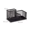 Relaxdays Desk Organiser Black