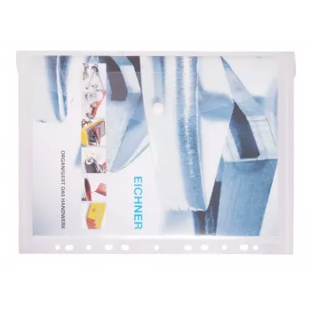 Eichner Document Sleeves DIN A4 Transparent Smooth, 10 Pieces