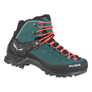 SALEWA Women's Mtn Trainer Mid GTX Hiking Boots - Atlantic Deep/Ombre Blue - UK 6.5 (40)