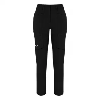 Women's Salewa Puez DST Trek Pants - Black Out, XS