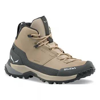 SALEWA Puez Leather Mid PTX Women's Hiking Boots Onyx UK 5.5