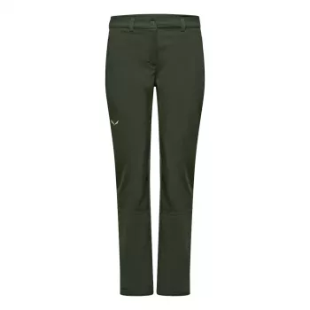 Salewa Puez Dolomia 2 Pants Women's Softshell Trousers - Dark Olive, Size S