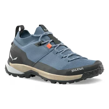Salewa Puez 2 Knit Ptx Hiking Shoes - Java Blue/Black - Size EU 42