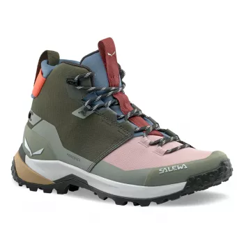 Salewa Puez 2 Mid PTX Women's Hiking Boots - Dark Olive/Shadow - UK 6 (EU 39)