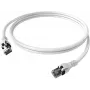 EasyLan saCon DualBoot Patch Cable S/FTP White 1.0m Cat.6A