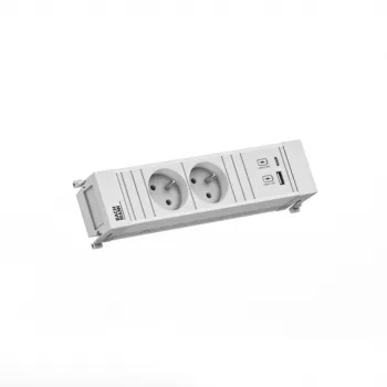 Bachmann POWER FRAME 2x Schuko Socket 1x USB A/C 22W 0.2m GST18