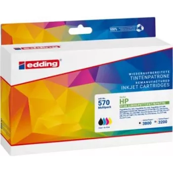 EDDING Ink Cartridge 18-570 Compatible HP 913A Black/Cyan/Magenta/Yellow 4-Pack