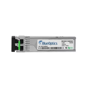 Synology SFP-1G-ZX-160KM Compatible BlueOptics SFP BO05C156E0D - 1.25 Gbit/s 1000BASE-ZX 1550 nm 160 km LC SMF Transceiver