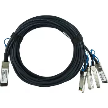 BLUEOPTICS Compatible Coriant QSFP28-4SFP28-DAC-2M BlueLAN Passive 100GBASE-CR4 QSFP28 to 4x25GBASE-CR SFP28 Direct Attach Breakout Cable, 2 Metres, AWG26