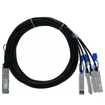 BlueOptics QSFP28-4SFP28-DAC-2M Compatible BlueLAN QSFP28 DAC Breakout Cable 2m