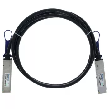 BlueOptics Ruckus Compatible BlueLAN DAC QSFP28 Cable 0.5m Passive 100GbE