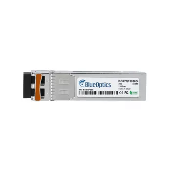 BlueOptics SFP28-25G-ERL-30-SG-BO Compatible SFP28 Transceiver for Synology, 25GBASE-ERL, 1310nm, 30km, LC Duplex, SMF