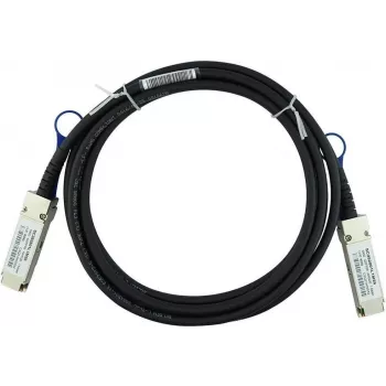 BlueOptics Compatible Amphenol NDAAFF-0007 BlueLAN SC282801L3M26 QSFP28 Direct Attach Copper Cable, 100GBASE-CR4, Infiniband EDR, 26AWG, 3 Metres (NDAAFF-0007-BL)