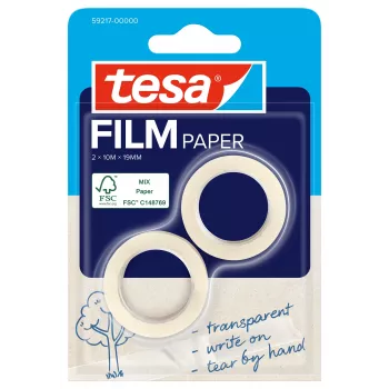 Tesa Film Paper 8x Transparent for Writing and Folding
