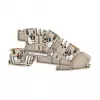 Weidmüller AITB 2.5 BB N-L Feed-Through Terminal Block, Blue, Screw Connection, 500V, 24A, 2.5 mm², DIN Rail