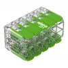 WAGO 221-430 COMPACT 2-Conductor Connector, 0.2-4 mm², 15 Pieces, Green Range