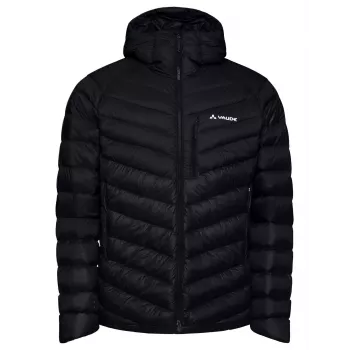 Vaude Monviso Down Hooded Jacket - Black, Size M