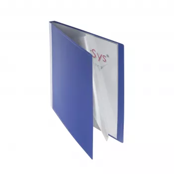 FolderSys Display Book A4 Blue with 10 Sleeves