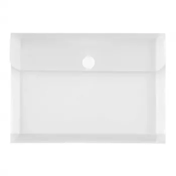 FolderSys Document Sleeve 40114-04 DIN A5 Landscape with Gusset Transparent