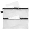 FolderSys A4 Zipper Pouch Document Bag Transparent