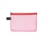 FolderSys A6 Zipper Pouches, Red, 10 pcs