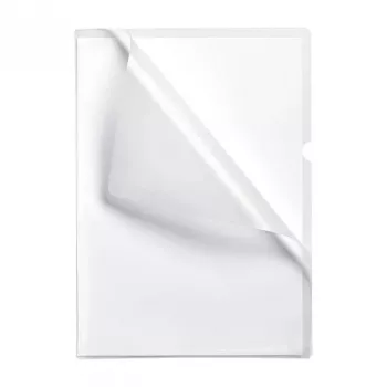 FOLDERSYS Premium 10 Transparent Grained Viewing Panels DIN A4