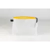 FolderSys Document Zipper Bag A5 Transparent/Yellow 0.28 mm 1 pc