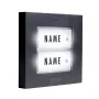 M-E MODERN-ELECTRONICS KTB-2 A Doorbell Push Button 2-Family Anthracite Illuminated