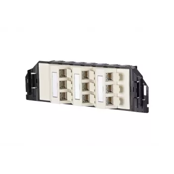METZ CONNECT RJ45 Keystone Module Cat.6A Shielded Black 1-Pack