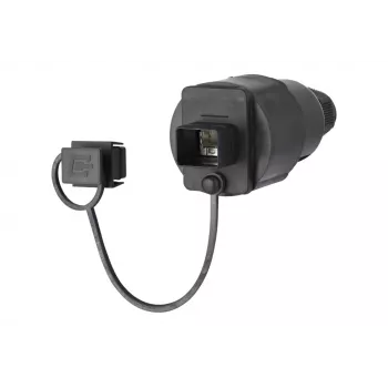 METZ CONNECT RJ45 Field-Assembly Plug Cat.6A Shielded IP67 Black 41.8mm