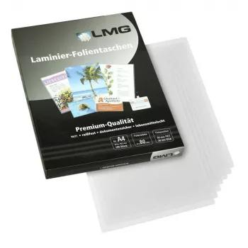 LMG Signaltechnologie 100 LMG Matt Laminating Pouches for A4