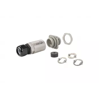 METZ CONNECT MCO IP69k Protective Clamp Housing Set for Outdoor Applications, Wall/Housing Feed-Through, 14040100-E