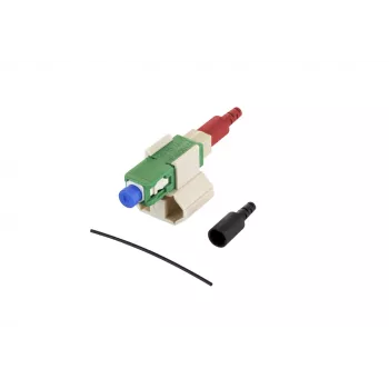 METZ CONNECT 1509QAEA0010-E SC OS2 Singlemode Green Field Assembly Connector 10 Pieces